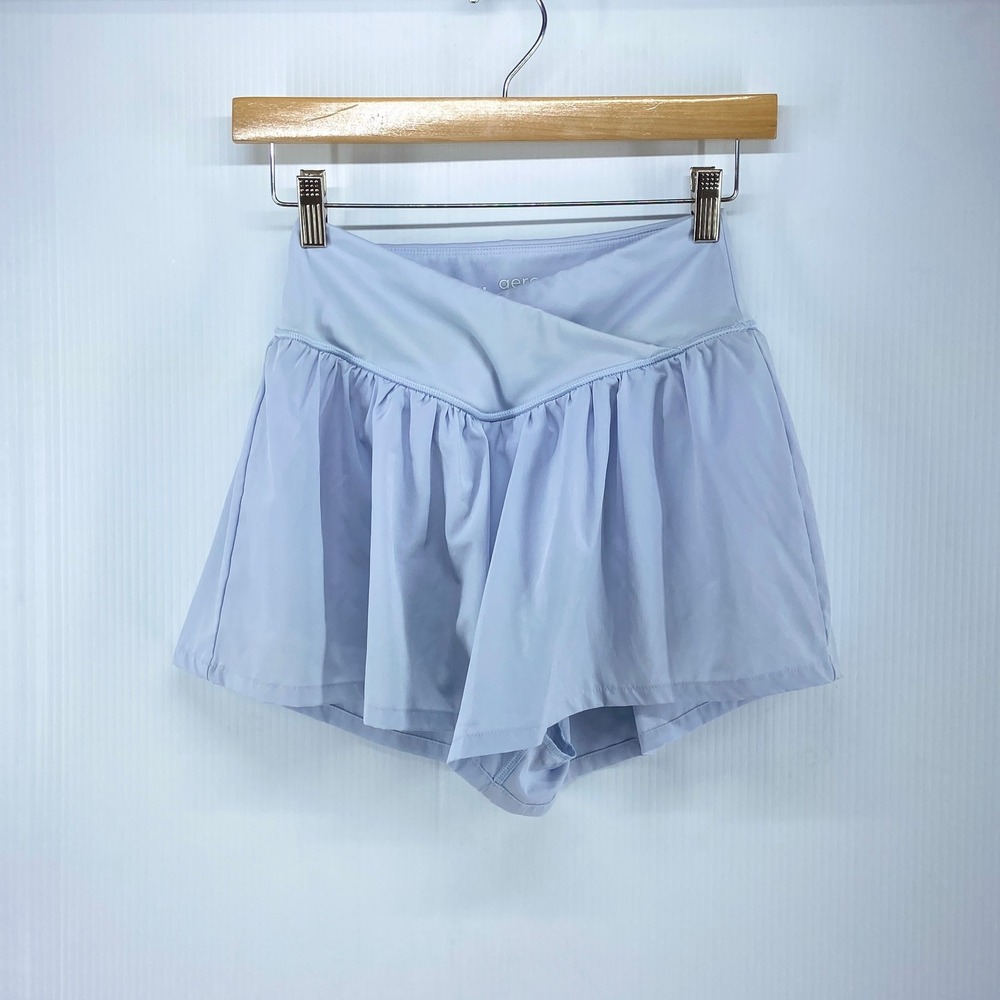 Aero DWNTME Aeropostale Flex Active Flutter Shorts Blue Womens‎ Small